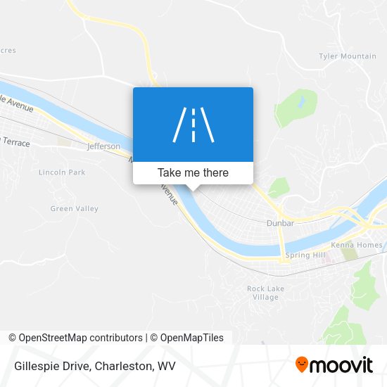 Gillespie Drive map