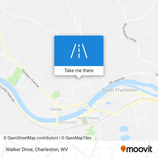 Mapa de Walker Drive
