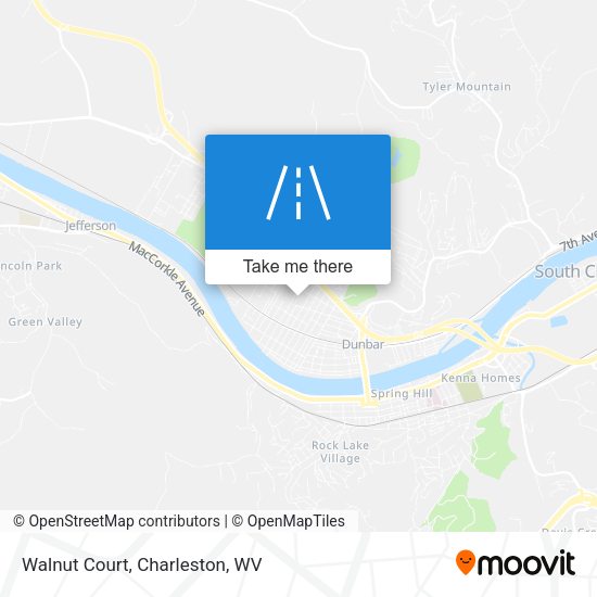 Mapa de Walnut Court
