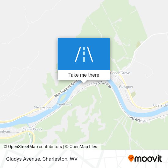 Mapa de Gladys Avenue