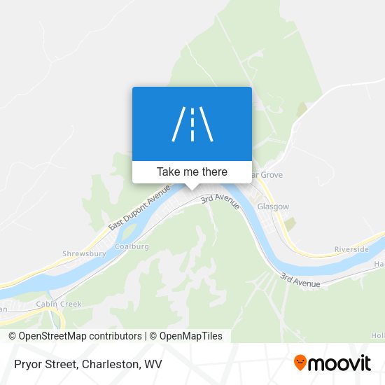 Mapa de Pryor Street