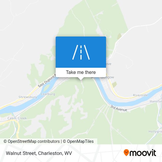 Mapa de Walnut Street