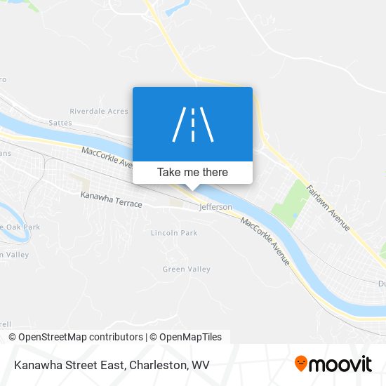 Kanawha Street East map