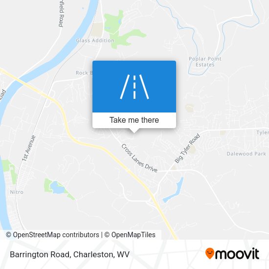 Barrington Road map