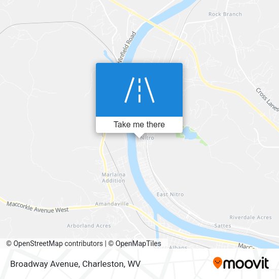 Broadway Avenue map