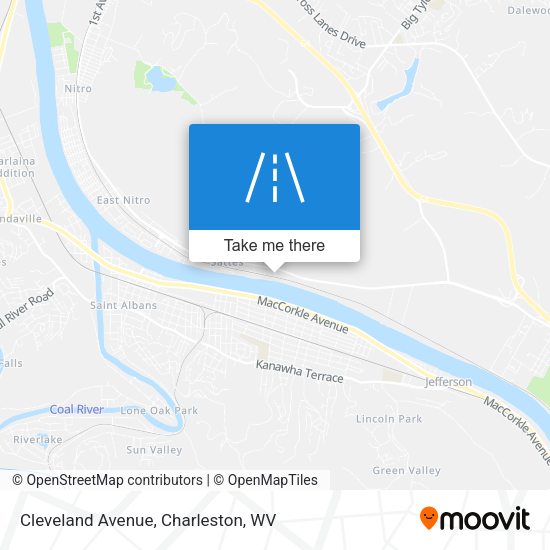 Mapa de Cleveland Avenue