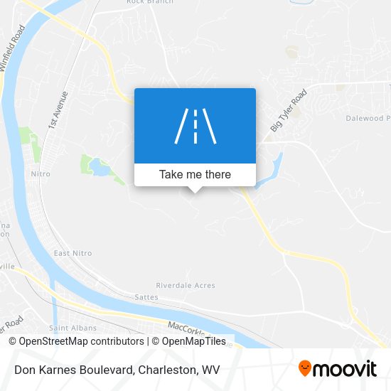 Don Karnes Boulevard map