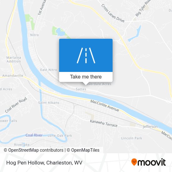 Mapa de Hog Pen Hollow