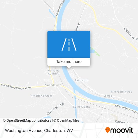 Mapa de Washington Avenue