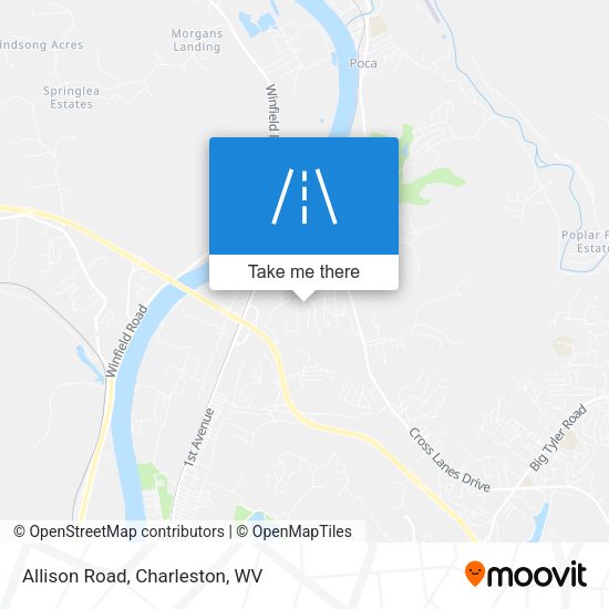 Mapa de Allison Road