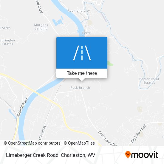Mapa de Limeberger Creek Road