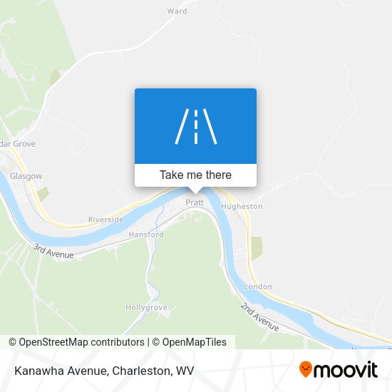 Mapa de Kanawha Avenue