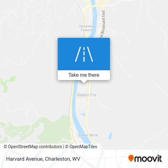 Mapa de Harvard Avenue