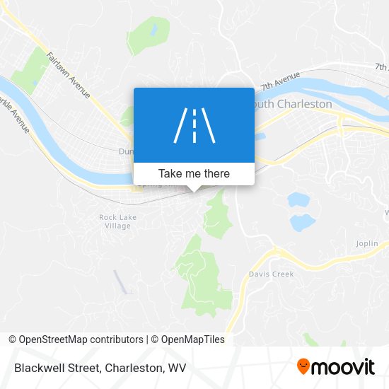 Blackwell Street map