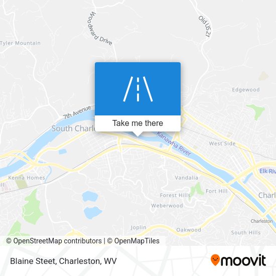Mapa de Blaine Steet