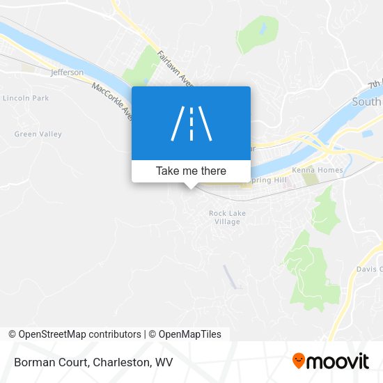 Borman Court map