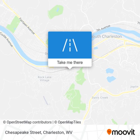 Chesapeake Street map