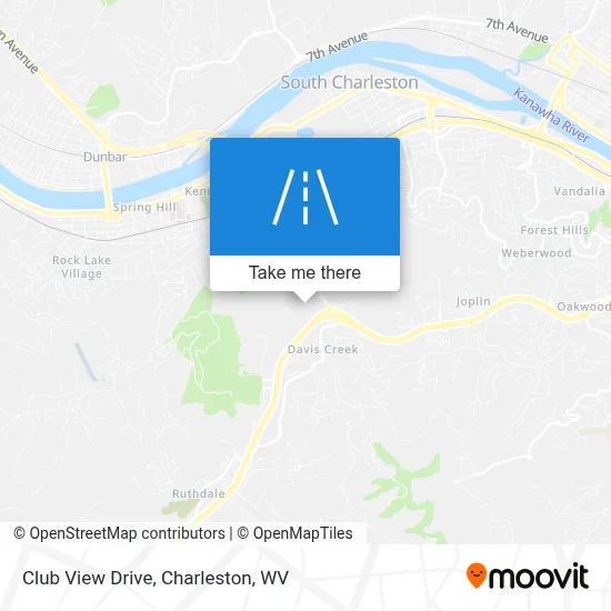 Club View Drive map