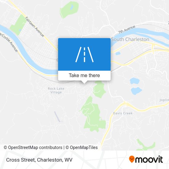 Mapa de Cross Street