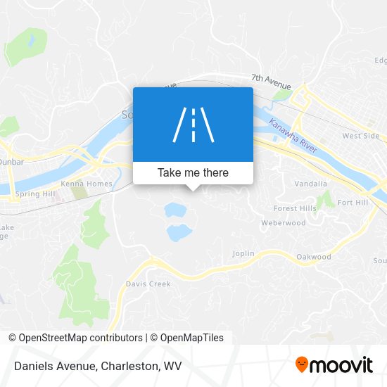 Mapa de Daniels Avenue