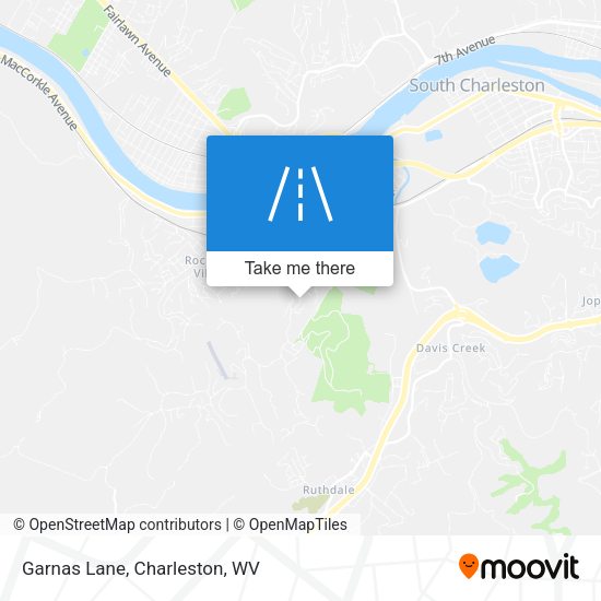 Mapa de Garnas Lane