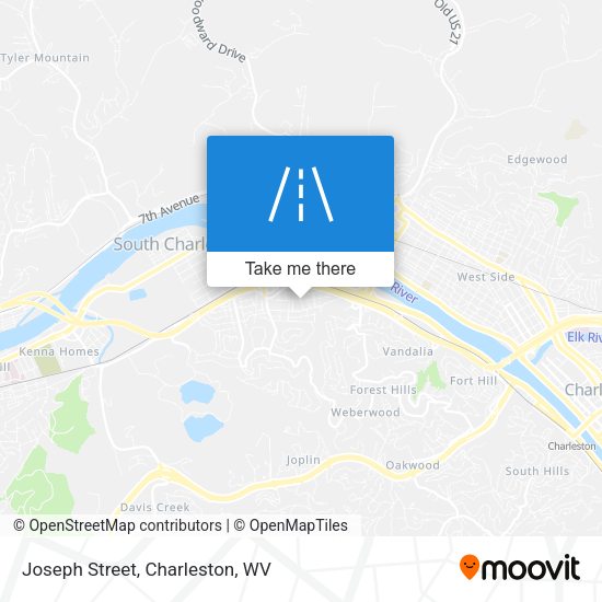 Mapa de Joseph Street
