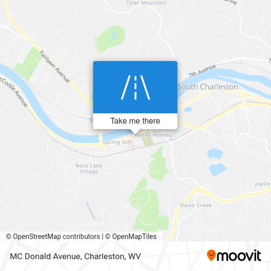 MC Donald Avenue map