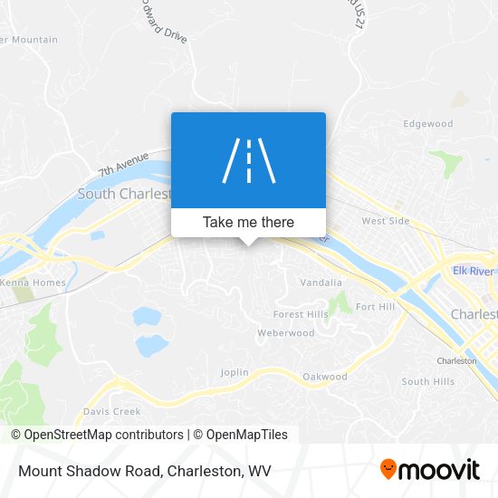 Mount Shadow Road map