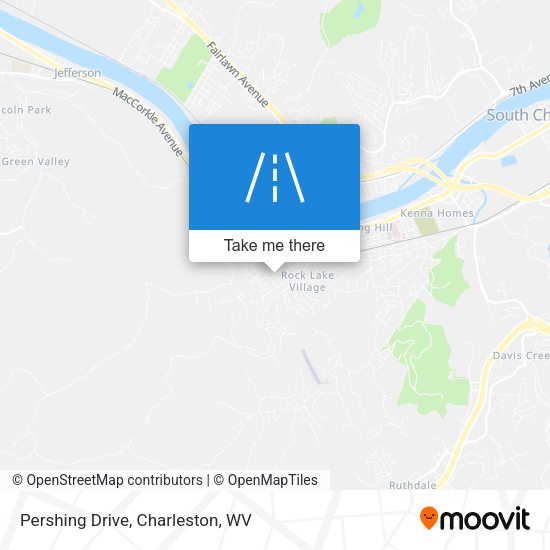 Mapa de Pershing Drive