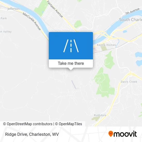 Ridge Drive map