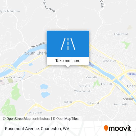 Rosemont Avenue map