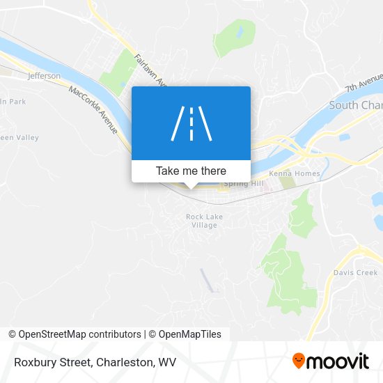 Mapa de Roxbury Street
