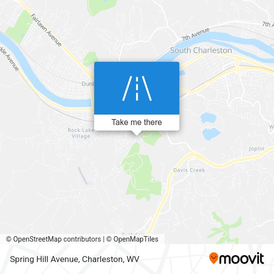 Spring Hill Avenue map