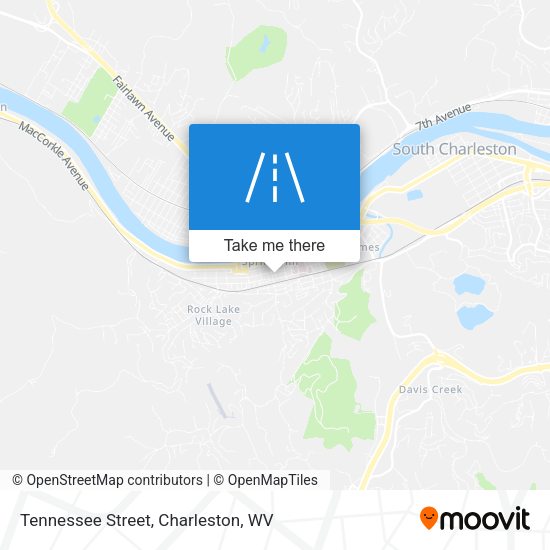 Tennessee Street map