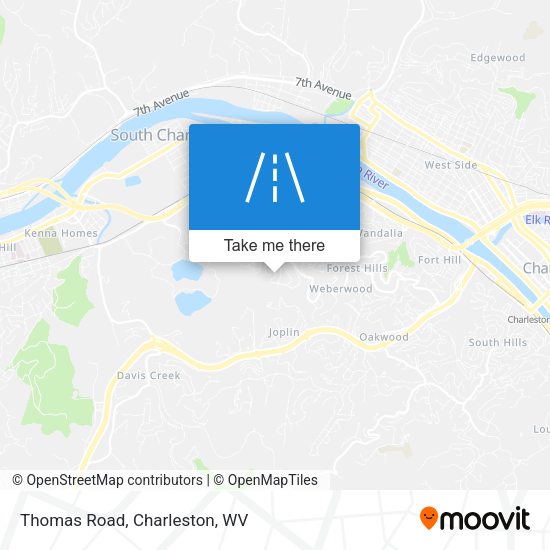 Mapa de Thomas Road