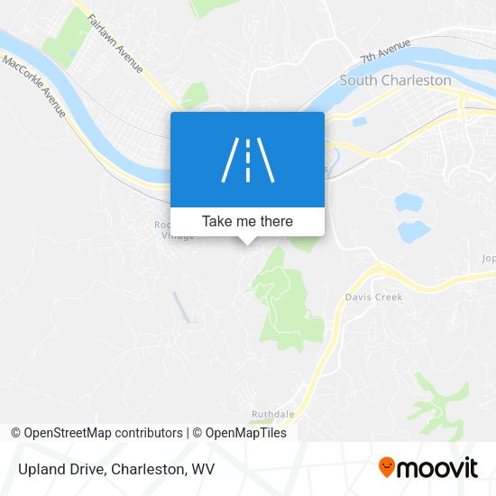 Mapa de Upland Drive