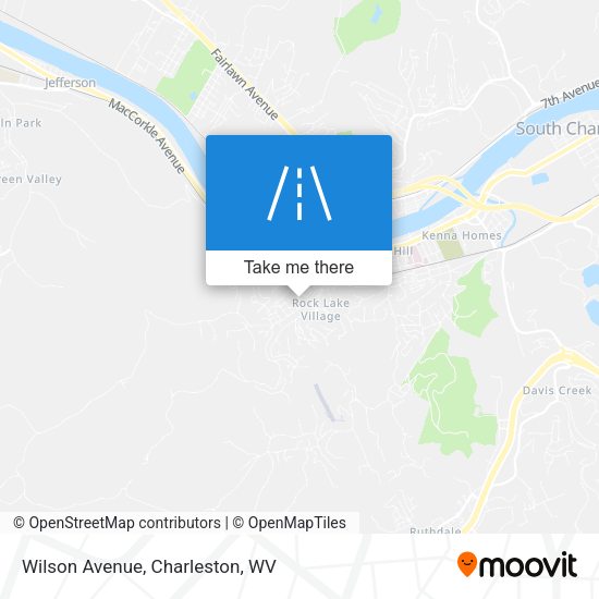 Mapa de Wilson Avenue