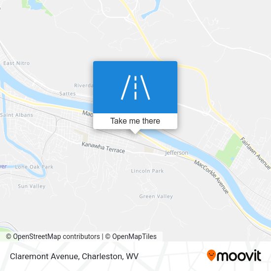 Mapa de Claremont Avenue