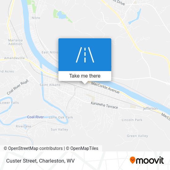 Mapa de Custer Street