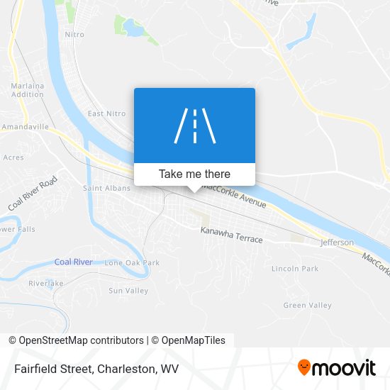 Mapa de Fairfield Street