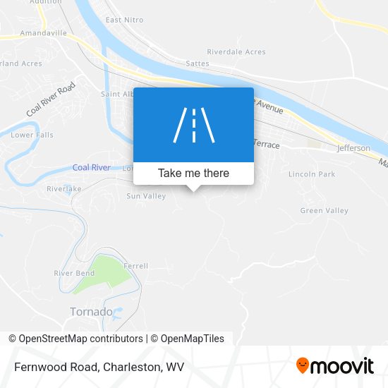 Mapa de Fernwood Road