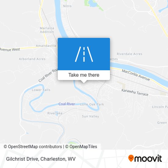 Mapa de Gilchrist Drive