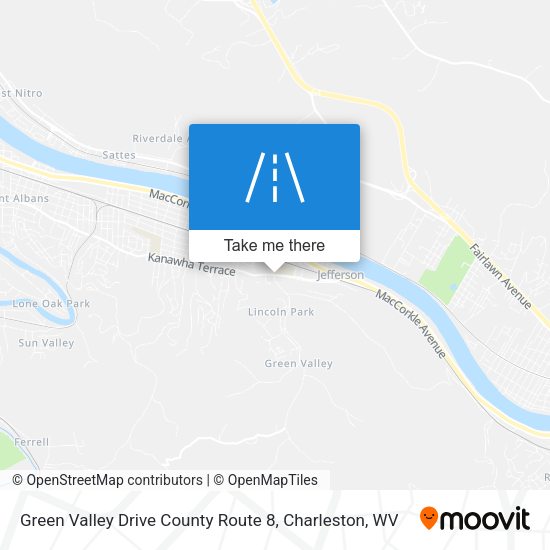 Green Valley Drive County Route 8 map
