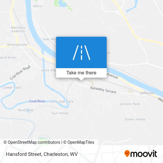 Hansford Street map
