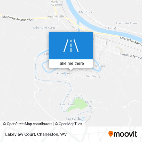 Mapa de Lakeview Court