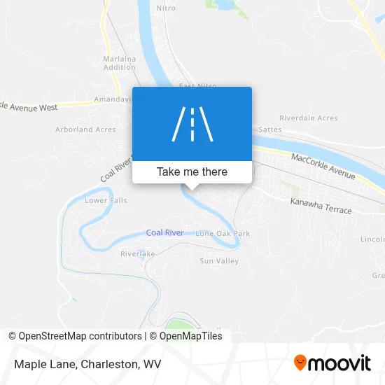 Maple Lane map
