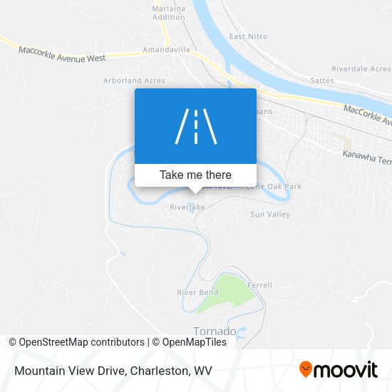 Mapa de Mountain View Drive