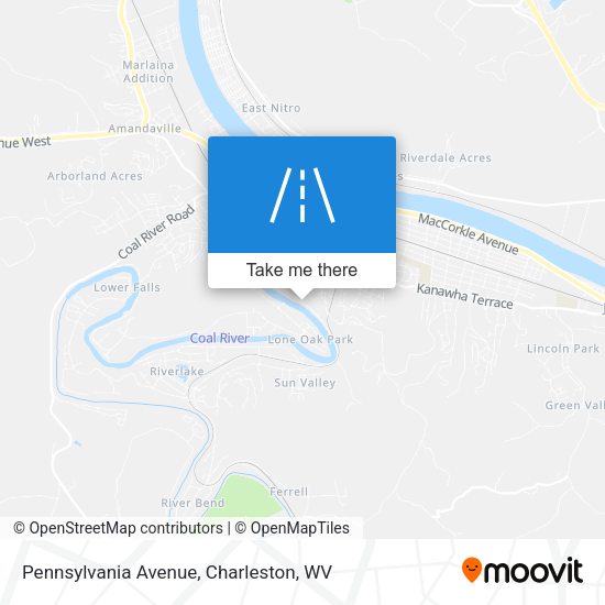 Pennsylvania Avenue map
