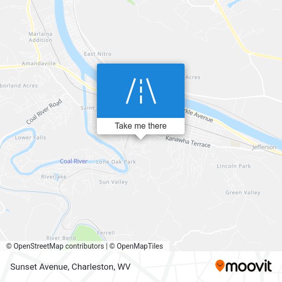 Mapa de Sunset Avenue