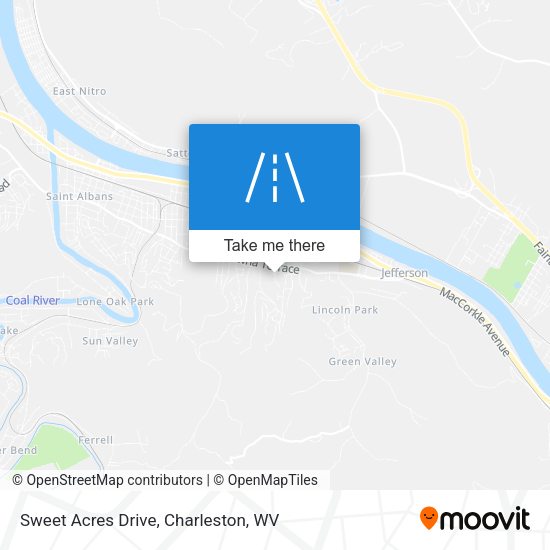 Sweet Acres Drive map